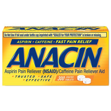 Anacin Pain Reliever Tablets