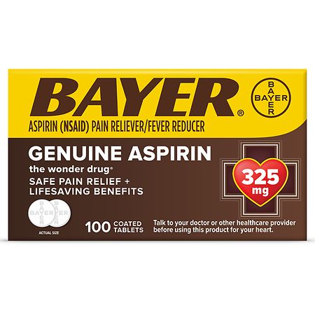 Bayer Genuine Bayer Aspirin 325 mgMulti-Symptom Pain RelieverTablets