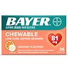 Bayer Chewable Low Dose Aspirin Orange-0