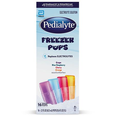 Pedialyte Electrolyte Solution Pops Variety Pack