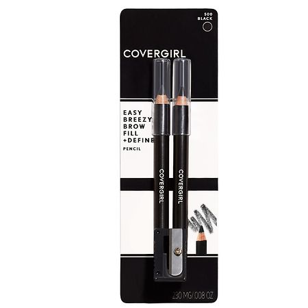 CoverGirl Easy Breezy Brow Fill + Define Pencil Black 500