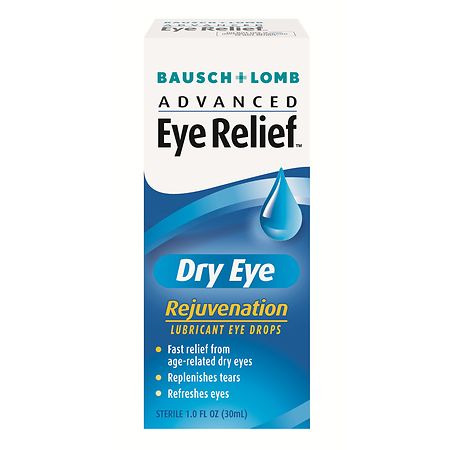 Advanced Eye Relief Lubricant Eye Drops, Dry Eye, Rejuvenation