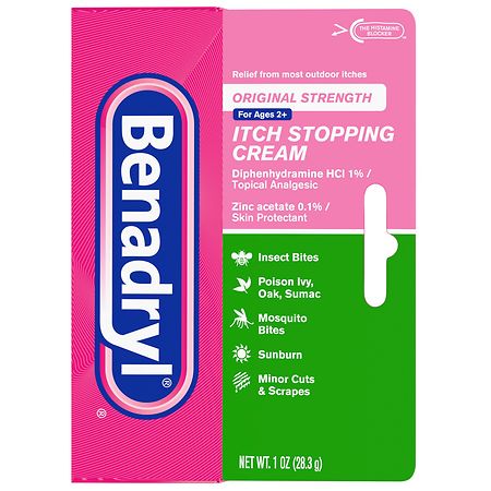 Benadryl Original Strength Itch Stopping Cream