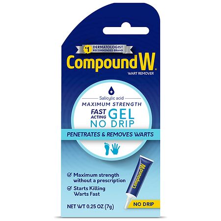 Compound W Maximum Strength Fast Acting Gel Wart Remover, Salicylic Acid Wart Remover