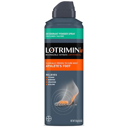 Lotrimin AF Athlete's Foot Deodorant Powder Spray