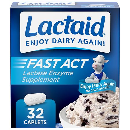 Lactaid Fast Act Lactose Intolerance Caplets