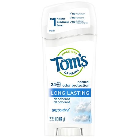 Tom's of Maine Long Lasting Natural Deodorant Unscented