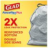 Glad ForceFlexPlus Tall Kitchen Drawstring Trash Bags Fresh Clean with Febreze, 13 Gallon Grey-3