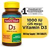 Nature Made Vitamin D3 1000 IU (25 mcg) Tablets-6