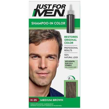 Just For Men Shampoo-In Color Medium Brown H-35