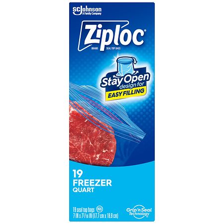 Ziploc Freezer Bags Quart