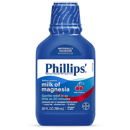Phillips' Milk of Magnesia Liquid Laxative Wild Cherry