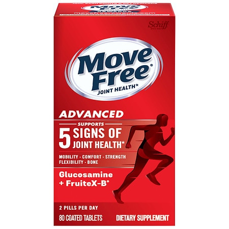 Schiff Move Free Joint Health Advanced Glucosamine Chondroitin + FruiteX-B, Tablets