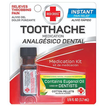 Red Cross Toothache Complete Medication Kit