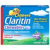 Claritin Children's 24 Hour Allergy Relief Chewable Tablets Grape-0