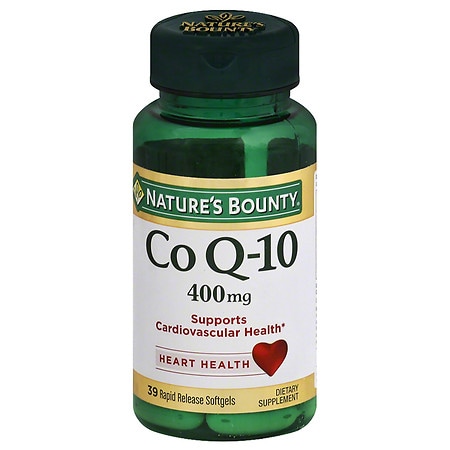 Nature's Bounty Co Q-10 400 mg Rapid Release Dietary Supplement Liquid Softgels