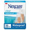 Nexcare Waterproof Clear Bandages, Assorted-2