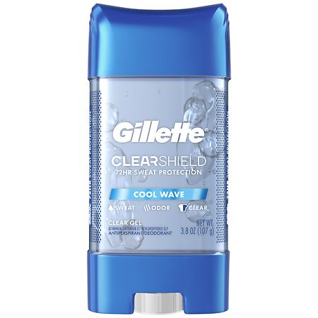 Gillette Clearshield Antiperspirant Deodorant for Men Cool Wave