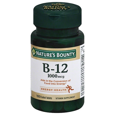 Nature's Bounty Vitamin B-12, 1000mcg, Tablets