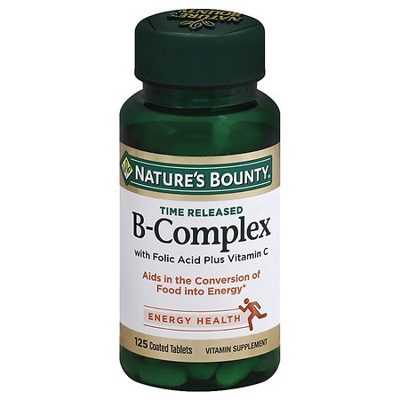Nature's Bounty B-Complex plus Vitamin C Dietary Supplement Tablets