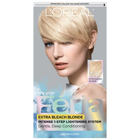 L'Oreal Paris Feria Permanent Hair Color Extra Bleach Blonde 205