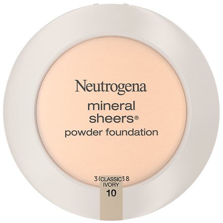 Neutrogena Mineral Sheers Powder Foundation Classic Ivory 10