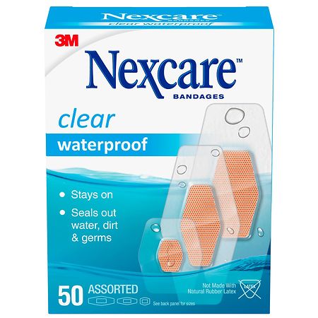 Nexcare Waterproof Bandages, Assorted