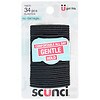 Scunci No Damage Gentle-Hold Elastic Hair Bands Small Black Black-2