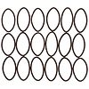 Scunci No Damage Medium-Hold Elastic Hair Bands for All-Day Hold Large Brown-4