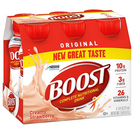 Boost Original, Complete Nutritional Drink Creamy Strawberry