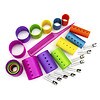 Conair Magnetic Multi-Size Hair Roller, Comb and Clip Set Bright Colors-0