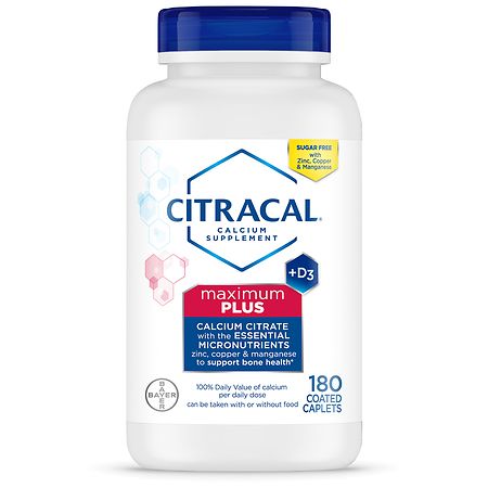Citracal Maximum Plus Calcium Citrate With Vitamin D3 Caplets