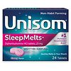 Unisom SleepMelts Tablets, Sleep-Aid, Diphenhydramine HCI Cherry-0