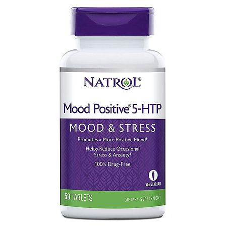 Natrol Mood Positive 5-HTP Mood & Stress Tablets