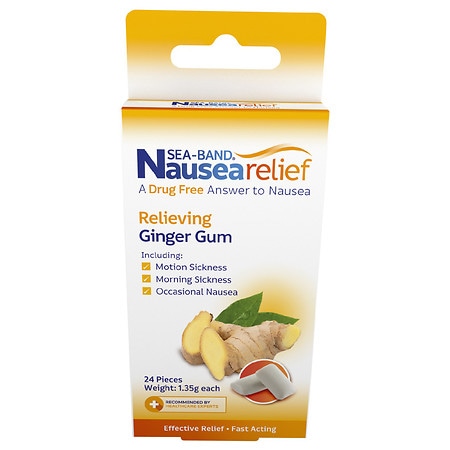 Sea-Band Anti-Nausea Ginger Gum