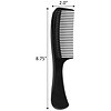 Conair Classic Detangle & Style Comb for All Hair Types Black-3