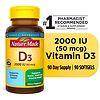 Nature Made Vitamin D3 2000 IU (50 mcg) Softgels-7