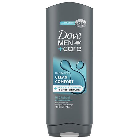 Dove Men+Care Body and Face Wash Hydrating Clean Comfort