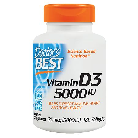 Doctor's Best Vitamin D3 5000 IU