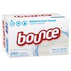 Bounce Free & Gentle Unscented Fabric Softener Dryer Sheets for Sensitive Skin Unscented-1