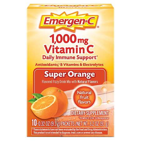 Emergen-C Daily Immune Support Drink with 1000 mg Vitamin C, Antioxidants & B Vitamins