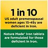 Nature Made Iron 65 mg (325 mg Ferrous Sulfate) Tablets-7