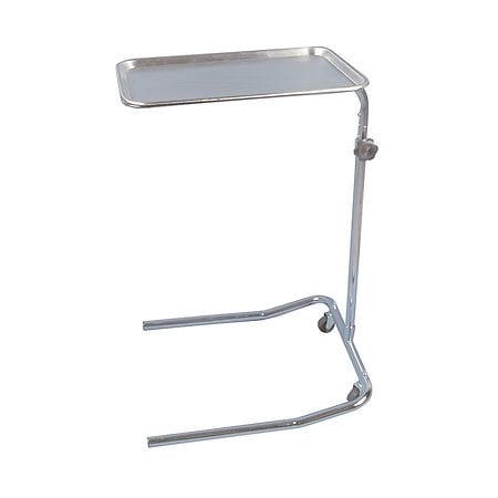 Drive Medical Single Post Mayo Instrument Stand Chrome