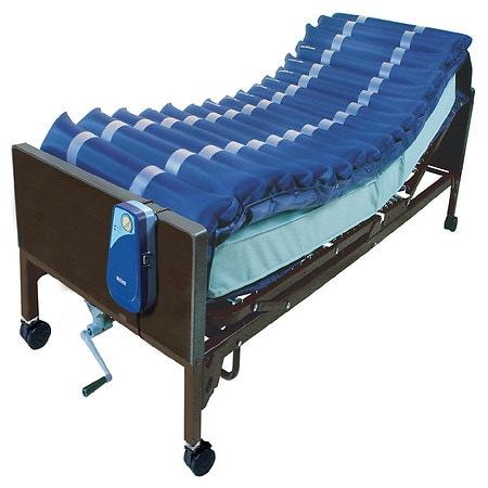 Drive Medical Med Aire Low Air Loss Mattress Overlay System Blue
