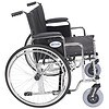 Drive Medical Sentra EC Heavy Duty Extra Wide Wheelchair, Detachable Desk Arms 28" Seat Black-1