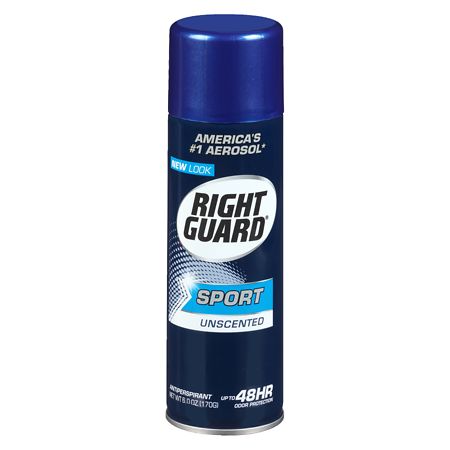 Right Guard Sport Antiperspirant & Deodorant Aerosol Unscented