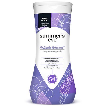 Summer's Eve Cleansing Wash for Sensitive Skin Delicate Blossom