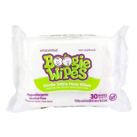 Boogie Wipes Unscented Saline Wipes Simply Unscented