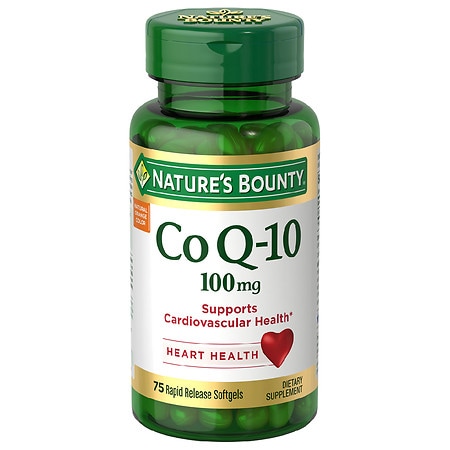 Nature's Bounty CoQ10 Softgels, 100 mg