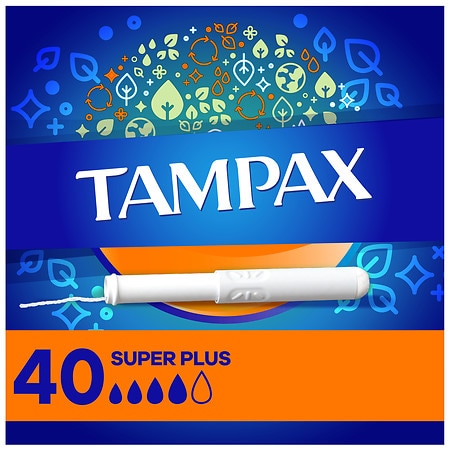 Tampax Tampons Unscented, Super Plus Absorbency